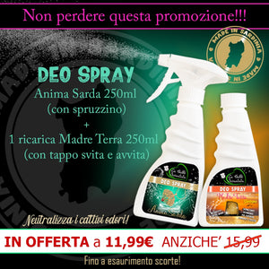 DeoSpray Anima Sarda +  1 ricarica Madre Terra