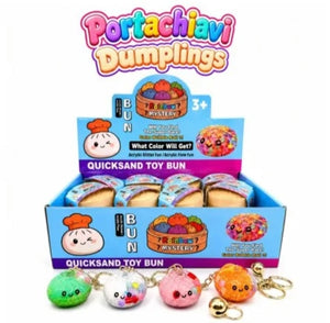 Dumpling Portachiavi in Plastica Mistery Color 4.5 cm