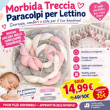 Morbida Treccia Paracolpi per Lettino